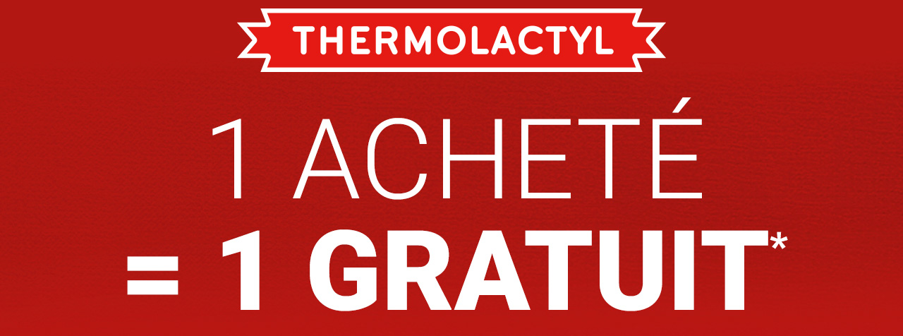 1 sous-vêtement Thermolactyl acheté = 1 gratuit