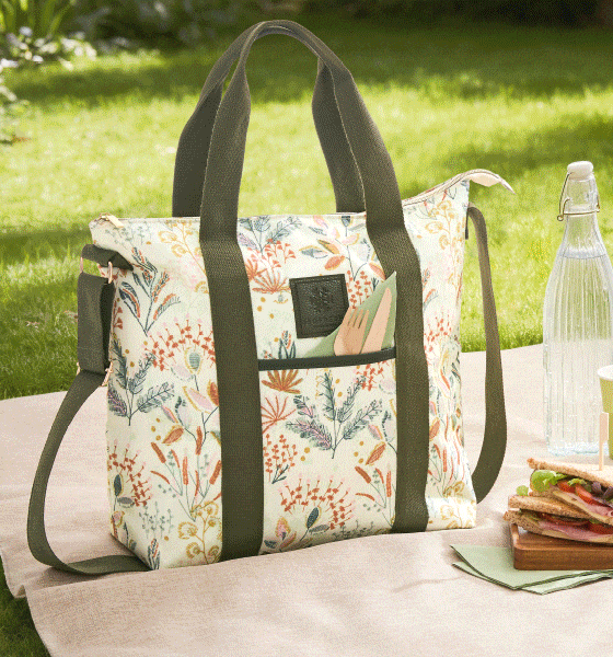 2 anses et une bandoulière pour la porter à la main ou à l'épaule