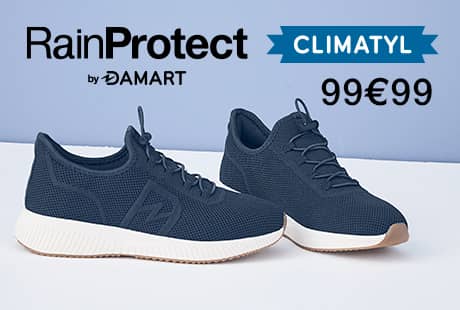 baskets rain protect by Damart à 99€99