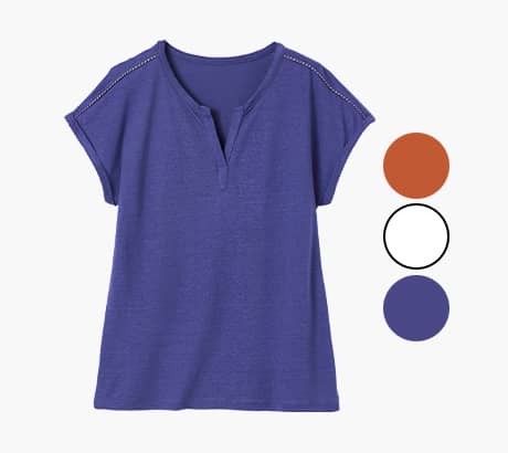 visuels des différents coloris du t-shirt 