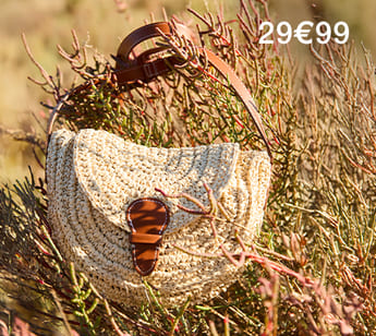 sac besace tressé à 29€99