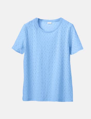 Tshirt en maille brodée