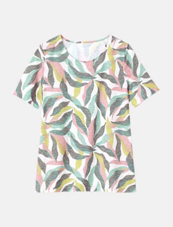Tshirt en maille dévorée