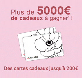 Plus de 5000€ de cadeaux à gagner* et des dizaines de surprise